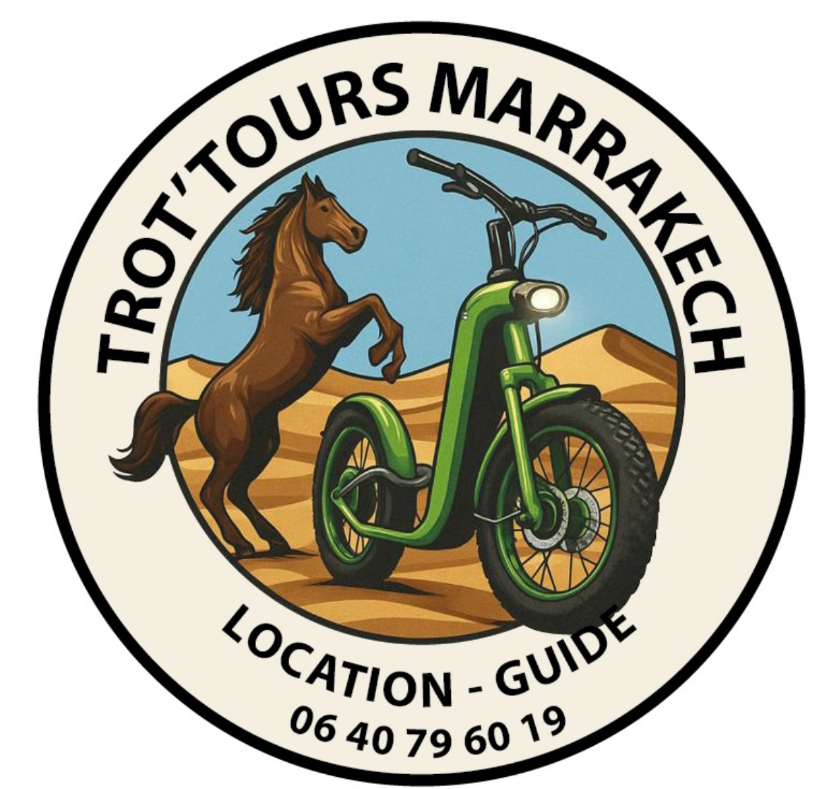 Trot'Tours Marrakech | Balades à Cheval & Trottinette Électrique dans la Palmeraie